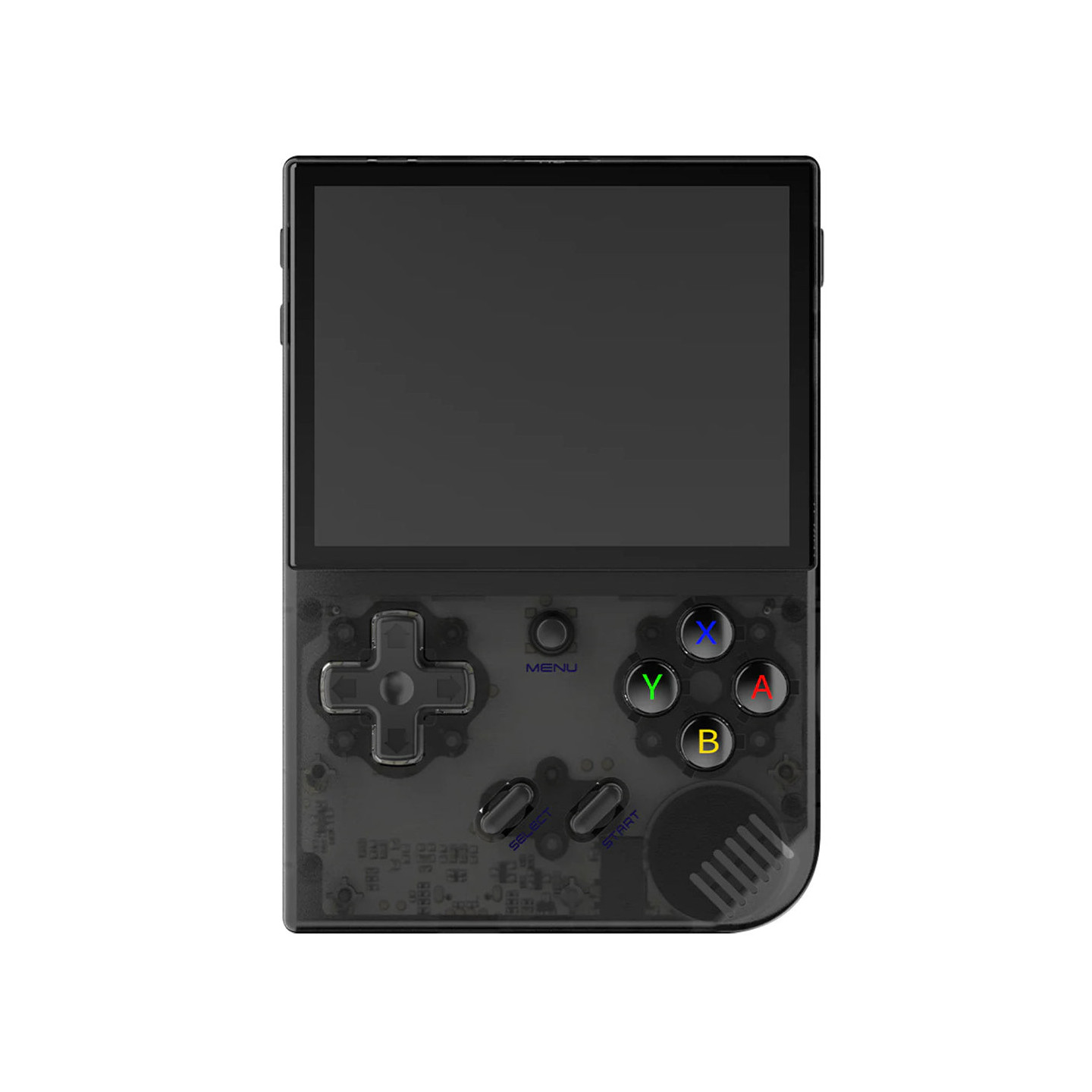 Anbernic RG35XX Plus Console de jeu portable rétro, écran IPS de 3,5 pouces, système Linux, carte TF 64 Go intégrée, jeux 5515, sortie HDMI TV, 5G, Wi-Fi, Bluetooth 4.2 (noir transparent